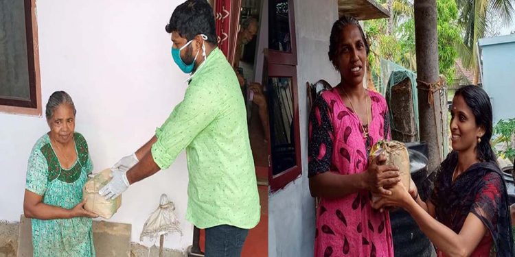 ലോക്ക് ഡൌൺ; മാങ്ങാനത്ത് സ്‌തുത്യർഹമായ സേവനം കാഴ്ച വെച്ച് ബി ജെ പി സേവാ ഭാരതി പ്രവർത്തകരും, റേഷൻ സാധനങ്ങൾ വാങ്ങുവാൻ ബുദ്ധിമുട്ടുള്ളവർക്ക് ഇവർ എത്തിച്ച് നൽകും;
