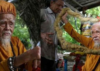 മുടി വെട്ടിയാൽ മരിച്ചു പോകും; 80 വർഷമായി മുടിവെട്ടാതെ അപ്പൂപ്പൻ;