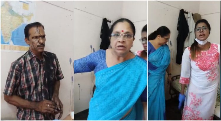 സമൂഹ മാധ്യമങ്ങളിലുടെ സ്ത്രീകളെ അപമാനിച്ച ഡോ. വിജയ് പി. നായരെ ഒരു സംഘം സ്ത്രീകള്‍ ചേര്‍ന്ന് കരി ഓയില്‍ ഒഴിച്ചു: കരി ഓയില്‍ ഒഴിച്ച് ഡബ്ബിങ് ആര്‍ട്ടിസ്റ്റ് ഭാഗ്യലക്ഷ്മി, ആക്ടിവിസ്റ്റ് ദിയ സന എന്നിവരുടെ നേതൃത്വത്തിൽ