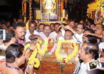 തങ്കി അങ്ക ഘോഷയാത്രയിൽ വഴിയിലുള്ള സ്വീകരണം അനുവദിക്കില്ല : ദേവസ്വം ബോർഡ്
