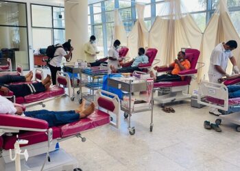 ഒ ഐ സി സി കുവൈറ്റ് കാസറഗോഡ് ജില്ല കമ്മിറ്റിയുടെ നേതൃത്വത്തിൽ ഗാന്ധി ജയന്തിയോട് അനുബന്ധിച്ച് രക്തദാന ക്യാമ്പ് സംഘടിപ്പിച്ചു