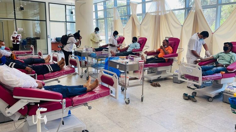 ഒ ഐ സി സി കുവൈറ്റ് കാസറഗോഡ് ജില്ല കമ്മിറ്റിയുടെ നേതൃത്വത്തിൽ ഗാന്ധി ജയന്തിയോട് അനുബന്ധിച്ച് രക്തദാന ക്യാമ്പ് സംഘടിപ്പിച്ചു