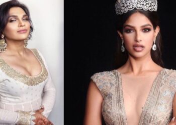 മിസ് യൂണിവേഴ്സിൽ ഹർനാസ് തിളങ്ങിയത് ശൈഷ ഷിൻഡെ ഒരുക്കിയ ഗൗണിൽ