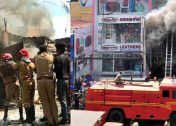 തിരുവനന്തപുരം കിള്ളിപ്പലത്തെ തീപിടുത്തം: തീപ്പൊരി വീണത് വൈദ്യുതി പോസ്റ്റില്‍ നിന്ന്; നിയന്ത്രണ വിധേയമെന്ന് മന്ത്രി വി. ശിവന്‍കുട്ടി