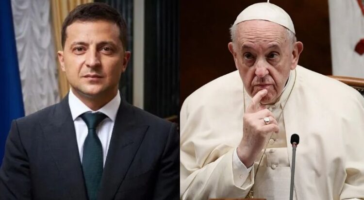 അതീവ ദുഃഖം അറിയിക്കുന്നു; സെലന്സ്കിയെ ഫോണില് വിളിച്ച് മാര്പാപ്പ