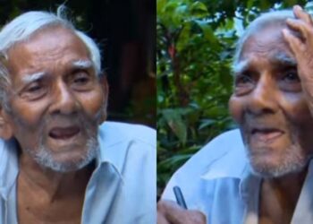 104 ന്റെ നിറവിലും ജെയിംസ് ഒരു മിടു മിടുക്കൻ വിദ്യാർത്ഥി; സംസ്ഥാന സർക്കാരിന്റെ സാക്ഷരതാ പരീക്ഷയിൽ 150 മാർക്ക്