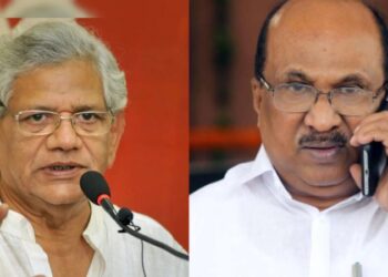 കെ.വി തോമസിനെ ക്ഷണിച്ചത് കോണ്ഗ്രസ് പ്രതിനിധിയായി; പാര്ട്ടി പുറത്താക്കിയാല് സംരക്ഷിക്കുമോയെന്ന ചോദ്യത്തിന് ഇപ്പോള് പ്രസക്തിയില്ല, മതേതര ഐക്യത്തില് സഹകരിക്കണമോയെന്ന് തീരുമാനിക്കേണ്ടത് കോണ്ഗ്രസ്: സീതാറാം യെച്ചൂരി