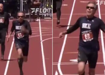 100 മീറ്റര്‍ ഓട്ടം 13.47 സെക്കന്‍ഡില്‍ പൂര്‍ത്തിയാക്കി മിന്നലായി 70 വയസുകാരന്‍; വിഡിയോ വൈറല്‍