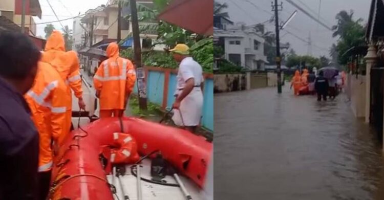 സംസ്ഥാനത്ത് കനത്ത മഴ തുടരുന്നു; കൊച്ചിയില്‍ വെള്ളക്കെട്ട്; തൃശൂര്‍ പെരിങ്ങല്‍ക്കുത്ത് ഡാമില്‍ ഓറഞ്ച് അലേര്‍ട്ട്; ഭീതി വിതച്ച് മഴ