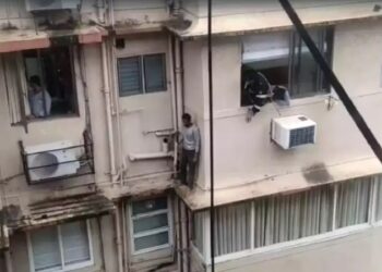 അറസ്റ്റ് ഭയന്ന് നാലാം നിലയില്‍ നിന്ന് വന്ദേമാതരം വിളിച്ച് താഴേക്ക് ചാടി; മോഷ്ടാവിന് ദാരുണാന്ത്യം