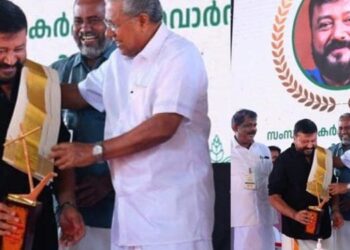 കൃഷിക്കാരന്‍ ജയറാം, അഭിമാന നിമിഷം: സംസ്ഥാന കൃഷി വകുപ്പിന്റെ ആദരം ഏറ്റുവാങ്ങി താരം