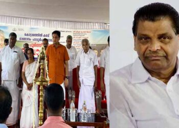 കൊട്ടാരത്തിൽകടവ് മാങ്ങാനം റോഡ് ഉത്ഘാടനത്തിൽ നിന്നും തിരുവഞ്ചൂർ രാധാകൃഷ്ണൻ എം എൽ എ യെ ഒഴിവാക്കി; ഉത്ഘാടനത്തിൽ പങ്കെടുത്ത് വിജയപുരം പഞ്ചായത്ത് പ്രസിഡന്റ്; പ്രതിക്ഷേധം