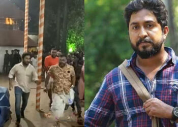 അമ്പലത്തിലെ ഗാനമേളയ്ക്ക് ശേഷം ജീവനും കൊണ്ടോടി വിനീത് ശ്രീനിവാസന്‍; വൈറല്‍ വീഡിയോ കാണാം
