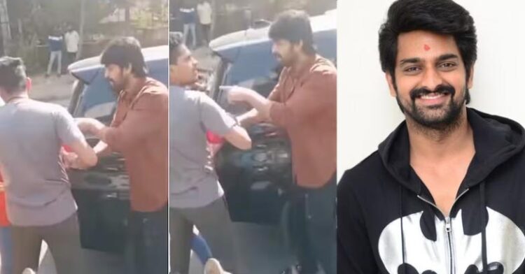 ‘ഇതെന്റെ കാമുകി നിങ്ങള്‍ക്കെന്താ?’: നടുറോഡില്‍ വച്ച് കാമുകിയെ തല്ലി യുവാവ്, മാപ്പ് പറയിച്ച് മര്യാദ പഠിപ്പിച്ച് നടന്‍ നാഗശൗര്യ