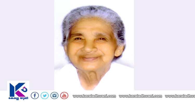 നല്ല പേർ സുഗന്ധ തൈലത്തേക്കാളും, മരണ ദിവസം ജനന ദിവസത്തേക്കാളും ഉത്തമം; പുതുപ്പള്ളി വെട്ടുകുഴിയിൽ മറിയാമ്മ ജോർജ് (ഇത്തിരമ്മ) നിത്യതയിൽ ചേർക്കപ്പെട്ടിട്ട് ഇന്നേക്ക് 12 വർഷം