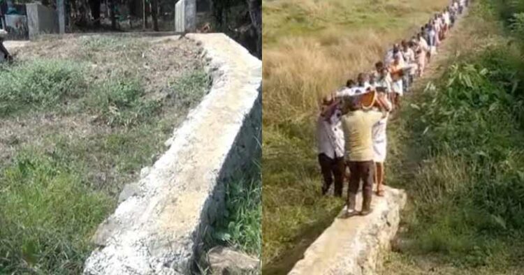 വീട്ടിലേക്കൊരു വഴിയെന്ന സ്വപ്നം; ഭൂമി വിട്ടുകൊടുത്ത് വർഷങ്ങൾ കാത്തിരുന്ന സ്‌കറിയ യാത്രയായി; മൃതദേഹം കൊണ്ടുപോയത് ചുമന്ന്