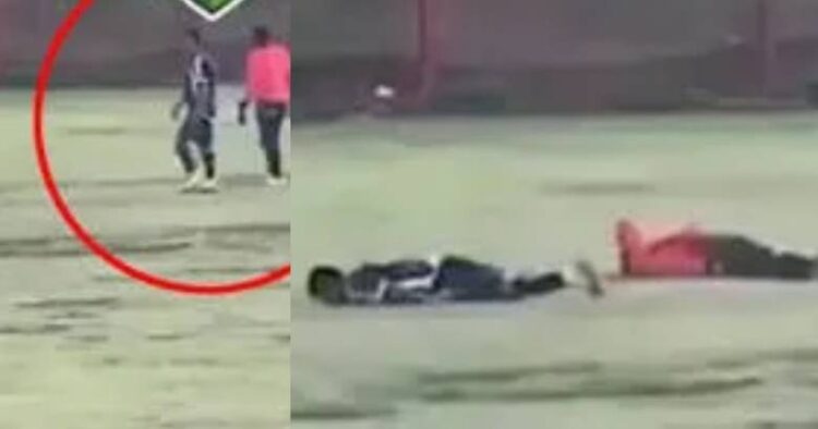 ഫുട്ബോള്‍ മത്സരത്തിനിടെ ഇടിമിന്നലേറ്റു, ഫുട്ബോള്‍ താരത്തിന് ദാരുണാന്ത്യം, നാലുപേര്‍ക്ക് പരിക്ക്