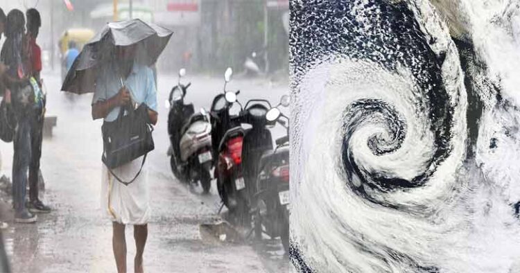 ഇരട്ട ചക്രവാതച്ചുഴിയും ന്യൂനമര്‍ദ്ദവും, സംസ്ഥാനത്ത് അടുത്ത അഞ്ച് ദിവസം ശക്തമായ മഴ, വിവിധ ജില്ലകളില്‍ യെല്ലോ അലേര്‍ട്ട്