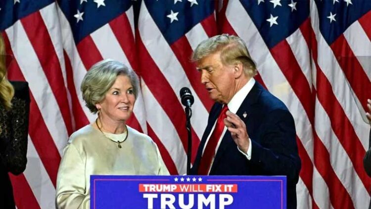 സ​ർ​ക്കാ​ർ രൂ​പീ​ക​ര​ണം: നി​യ​മ​ന​ങ്ങ​ൾ തു​ട​ങ്ങി ട്രം​പ്; സൂ​സി വൈ​ൽ​സ് വൈ​റ്റ് ഹൗ​സ് ചീ​ഫ് ഓ​ഫ് സ്റ്റാ​ഫ്