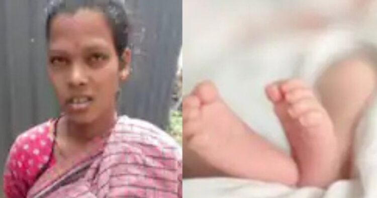 നവജാത ശിശുവിന്റെ മൃതദേഹം നായ്ക്കൾ കടിച്ചു കീറിയ നിലയിൽ കണ്ടെത്തിയ സംഭവം, അമ്മയുടെ അറസ്റ്റ് രേഖപ്പെടുത്തി