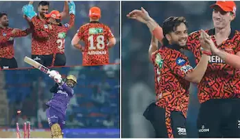 ഐപിഎല്ലിൽ കൊൽക്കത്ത നൈറ്റ് റൈഡേഴ്സിനെതിരെ സൺറൈസേഴ്സ് ഹൈദരാബാദിന് തകര്‍പ്പൻ ജയം