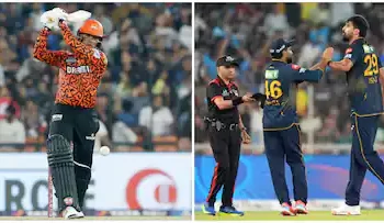 ഐപിഎല്ലിൽ സൺറൈസേഴ്സ് ഹൈദരാബാദിനെതിരെ ഗുജറാത്ത് ടൈറ്റൻസിന് തകര്‍പ്പൻ ജയം