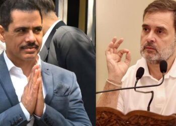 റോബര്‍ട്ട് വാദ്രയെ 10 വര്‍ഷമായി കേന്ദ്രം വേട്ടയാടുന്നു, സത്യം ഒടുവില്‍ വിജയിക്കും’:പിന്തുണയുമായി രാഹുൽ