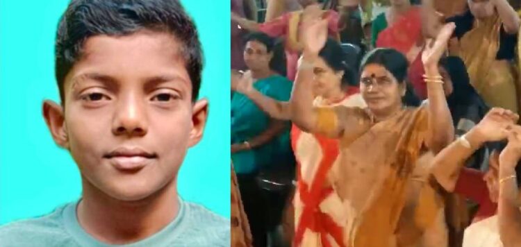 ‘ഷീറ്റിനു മുകളില് വലിഞ്ഞുകയറി,അതിന് അധ്യാപകര് എന്ത് ചെയ്തു?’; വിവാദ പ്രസ്താവനക്കു പിന്നാലെ മന്ത്രിയുടെ സൂംബ