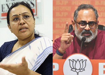 നമ്പർ 1 ആരോഗ്യം ഊതി വീർപ്പിച്ച ബലൂൺ, ആരോഗ്യ മന്ത്രി രാജി വെക്കണം: രാജീവ് ചന്ദ്രശേഖർ