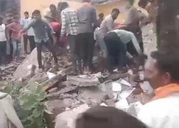 രാജസ്ഥാനിൽ സ്‌കൂളിന്റെ മേൽക്കൂര തകർന്നുവീണു; ആറ് കുട്ടികൾക്ക് ദാരുണാന്ത്യം