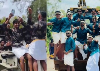 ജെസിബി, തുറന്ന ജീപ്പില് എൻട്രി,മദ്യപിച്ച് മതിൽ തകര്ത്തു; പരിധിവിട്ട് കാലിക്കറ്റ് യൂണിവേഴ്സിറ്റിയിലെ ഓണാഘോഷം