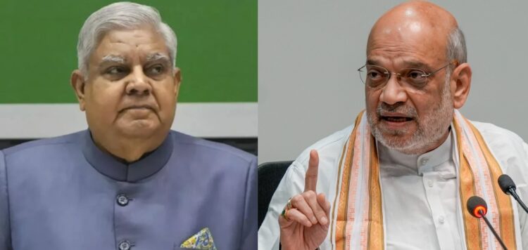 ജഗ്ദീപ് ധന്‍കര്‍ രാജിവെച്ചത് ആരോഗ്യകാരണങ്ങളെ തുടര്‍ന്ന്; വീട്ടുതടങ്കലില്‍ എന്ന ആരോപണം ശരിയല്ല: അമിത് ഷാ