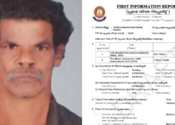 കിളിമാനൂരിലെ അപകടമരണം: വാഹനം ഓടിച്ചിരുന്നത് പാറശ്ശാല എസ്എച്ച്ഒയെന്ന് കണ്ടെത്തി