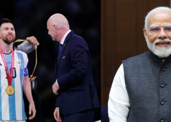 മോദിക്ക് മിശിഹായുടെ സമ്മാനം; 75-ാം ജന്മദിനത്തിൽ ലോകകപ്പിൽ ധരിച്ച ജേഴ്സി ഒപ്പിട്ടയച്ച് മെസ്സി