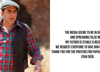 ധർമേന്ദ്രയുടെ ആരോഗ്യനില തൃപ്തികരം; മരിച്ചെന്ന വാർത്ത തള്ളി മകൾ ഇഷ ഡിയോൾ