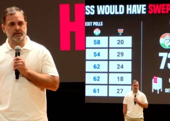 ‘ഒറ്റ ഫോട്ടോ, ഒരു മണ്ഡലം, 100 വോട്ട്’; ഹരിയാനയിൽ ‘സർക്കാർ ചോരി’, സർജിക്കൽ സ്‌ട്രൈക്കുമായി രാഹുൽ ഗാന്ധി