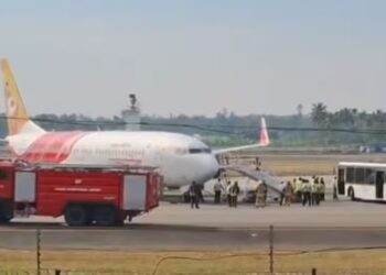 ഒഴിവായത് വൻ ദുരന്തം; എയര്‍ ഇന്ത്യ എക്‌സ്പ്രസിൻ്റെ ടയറുകള്‍