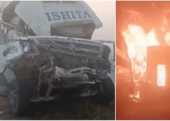 കനത്ത മൂടൽ മഞ്ഞ്; ഡൽഹിയിൽ വാഹനങ്ങൾ കൂട്ടിയിടിച്ച് തീപിടിത്തം; നാല് മരണം, നിരവധി പേർക്ക് പരിക്ക്