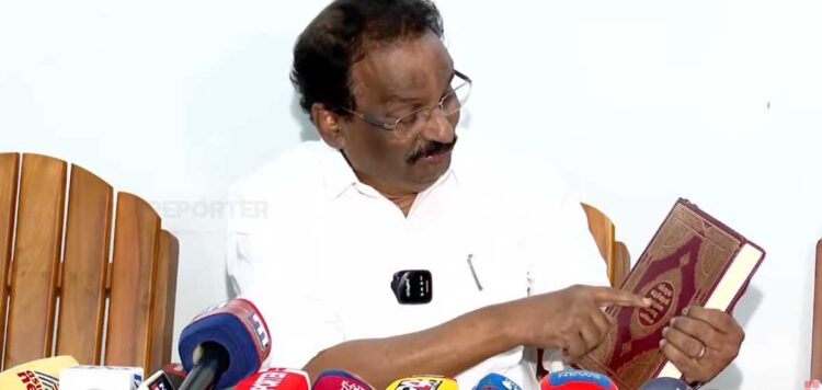 മാറാട് പരാമര്‍ശം: മാപ്പ് പറയാന്‍ മനസ്സില്ല, പാര്‍ട്ടി പറഞ്ഞാല്‍ തീരുത്തും; എ കെ ബാലന്‍