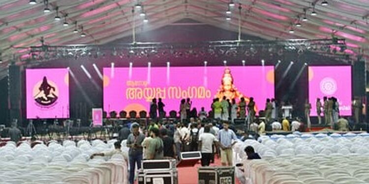 ആഗോള അയ്യപ്പസംഗമം: കണക്കുകളില്‍ പൊരുത്തക്കേട്, നടക്കാത്ത നന്ദഗോവിന്ദം ഭജന്‍സിന് 8 ലക്ഷത്തിന്റെ ബില്‍; യോഗം വിളിച്ച് ദേവസ്വം ബോര്‍ഡ്