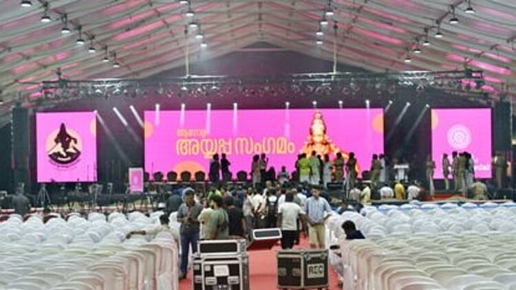 ആഗോള അയ്യപ്പസംഗമം: കണക്കുകളില് പൊരുത്തക്കേട്, നടക്കാത്ത നന്ദഗോവിന്ദം ഭജന്സിന് 8 ലക്ഷത്തിന്റെ ബില്; യോഗം വിളിച്ച് ദേവസ്വം ബോര്ഡ്