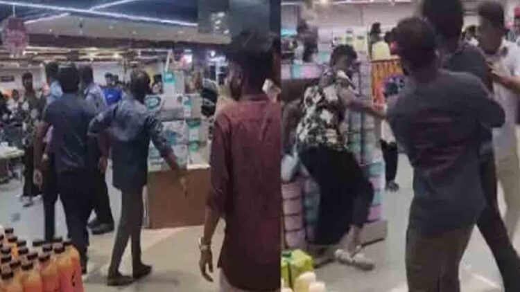 തിരുവനന്തപുരത്ത് പൊലീസുകാരനെ തല്ലി എസ്എഫ്ഐ പ്രവര്ത്തകര്