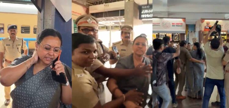 കൊല്ലെടാ എന്ന് ആക്രോശിച്ചു, എന്തോ ആയുധം ഉപയോഗിച്ച് ചാടി വീണ് മന്ത്രിയെ ആക്രമിച്ചു, ഗണ്മാനെ അടിച്ചു; എഫ്ഐആർ