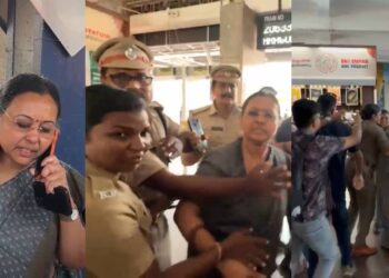 കണ്ണൂരിൽ KSU പ്രതിഷേധത്തിനിടെ ആരോഗ്യമന്ത്രി വീണാ ജോർജിന് പരിക്കേറ്റു; കൈക്കും കഴുത്തിനും പരിക്ക്