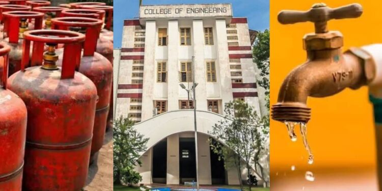 പാചകവാതകമില്ല, കോർപ്പറേഷനിലെ കുടിവെള്ള പ്രതിസന്ധിയും; തിരുവനന്തപുരത്തെ CET കോളേജ് താൽക്കാലികമായി അടച്ചു