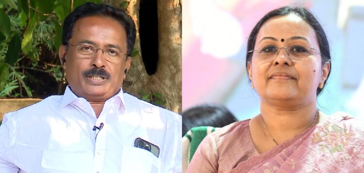 ‘കുഞ്ഞുങ്ങളുടെ പ്രയാസം കണ്ടാണ് വീണയെ മത്സരിപ്പിക്കരുതെന്ന് പറഞ്ഞത്; കത്തയച്ചു എന്നത് തെറ്റായ പ്രചാരണം’