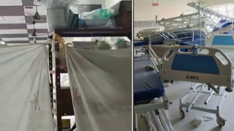 ഐസിയു പ്രവര്‍ത്തിക്കുന്നത് തുണി കെട്ടി മറച്ച്; നാണക്കേടായി താത്കാലിക സംവിധാനം’; തിരുവനന്തപുരം മെഡിക്കല്‍ കോളജില്‍ ഗുരുതര പ്രതിസന്ധി