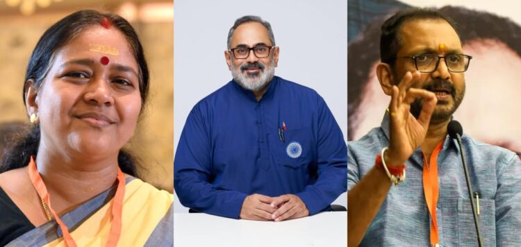 മണ്ഡലങ്ങൾ മാറിമാറി മത്സരിക്കുന്നത് തിരിച്ചടിയായി;BJP കോർ കമ്മിറ്റിയിൽ ശോഭാ സുരേന്ദ്രനും കെ സുരേന്ദ്രനുംവിമർശനം