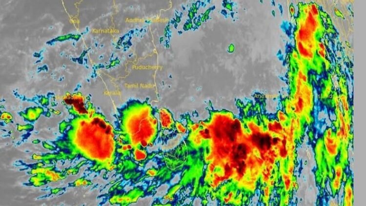 ന്യൂനമര്‍ദമായി ശക്തി പ്രാപിച്ചു; സംസ്ഥാനത്ത് അടുത്ത അഞ്ച് ദിവസം ശക്തമായ മഴ; മുന്നറിയിപ്പ്