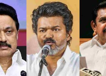 DMKയും AIADMKയും കൈകോർത്തേക്കുമെന്ന് അഭ്യൂഹം;സർക്കാർ രൂപീകരണത്തിന് അവകാശം ഉന്നയിച്ചാൽ രാജിയെന്ന് TVK എംഎൽഎമാർ